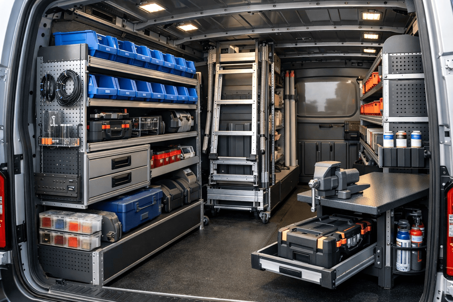 Al momento stai visualizzando Personalizzazione e Allestimento Furgoni: scaffalature e soluzioni Salvaspazio