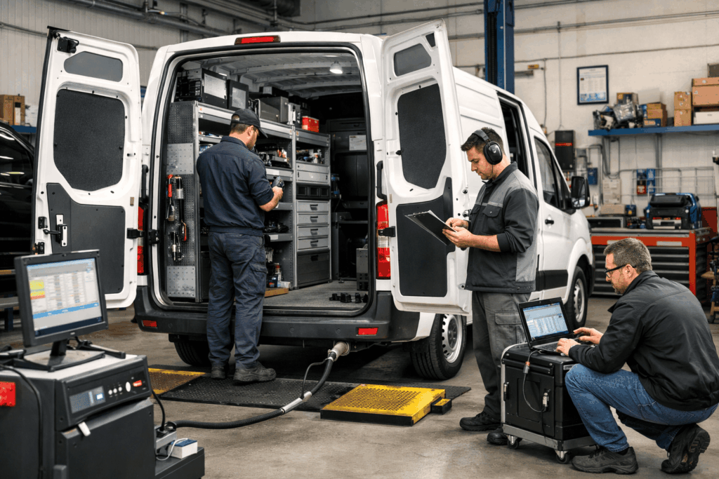 Allestimento veicoli commerciali a norma: la guida definitiva su collaudi e omologazione